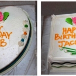 The birthday cakes